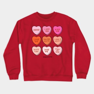 Conversation Hearts Crewneck Sweatshirt